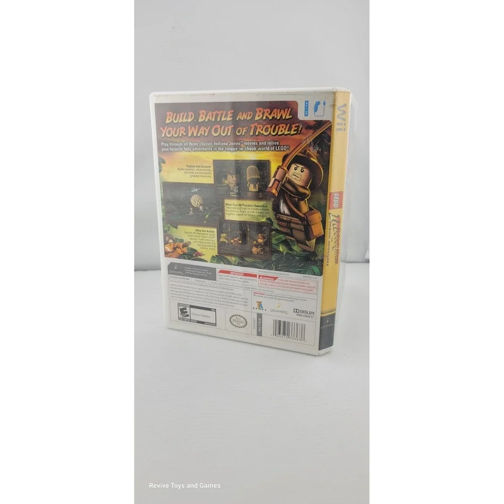 LEGO Indiana Jones The Original Adventures Nintendo Wii 2008 CIB Complete Tested - Picture 7 of 7